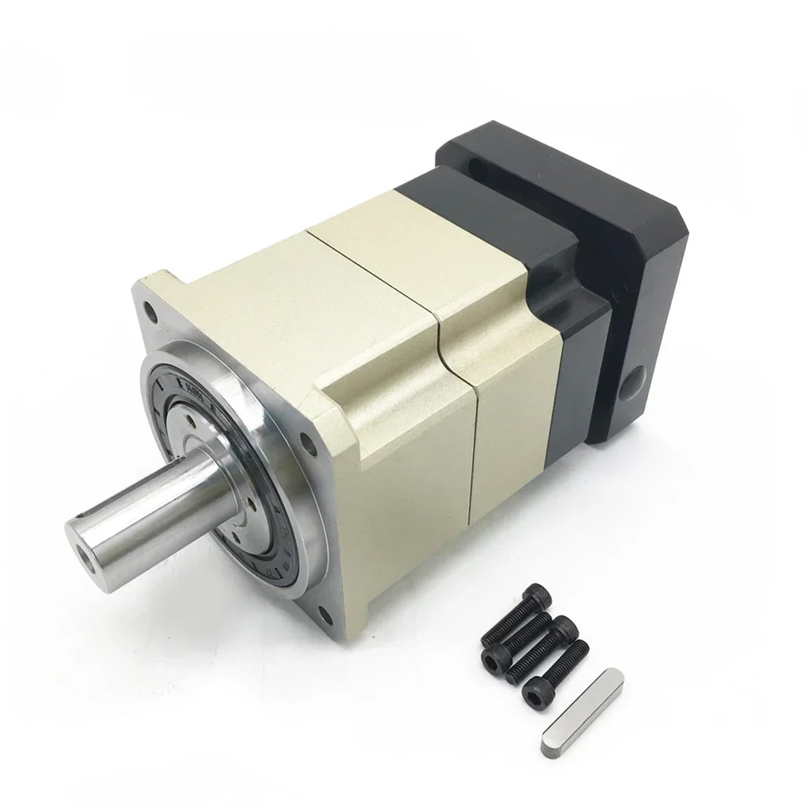 1 stücke NemaMotor Minderer Planetengetriebe Stirnradgetriebe Step-Down-Getriebe 750W 1KW 80/90 Servomotor Geschwindigkeitsreduzierung(Ratio 70 to 1,PLG090-12.7mm Input)