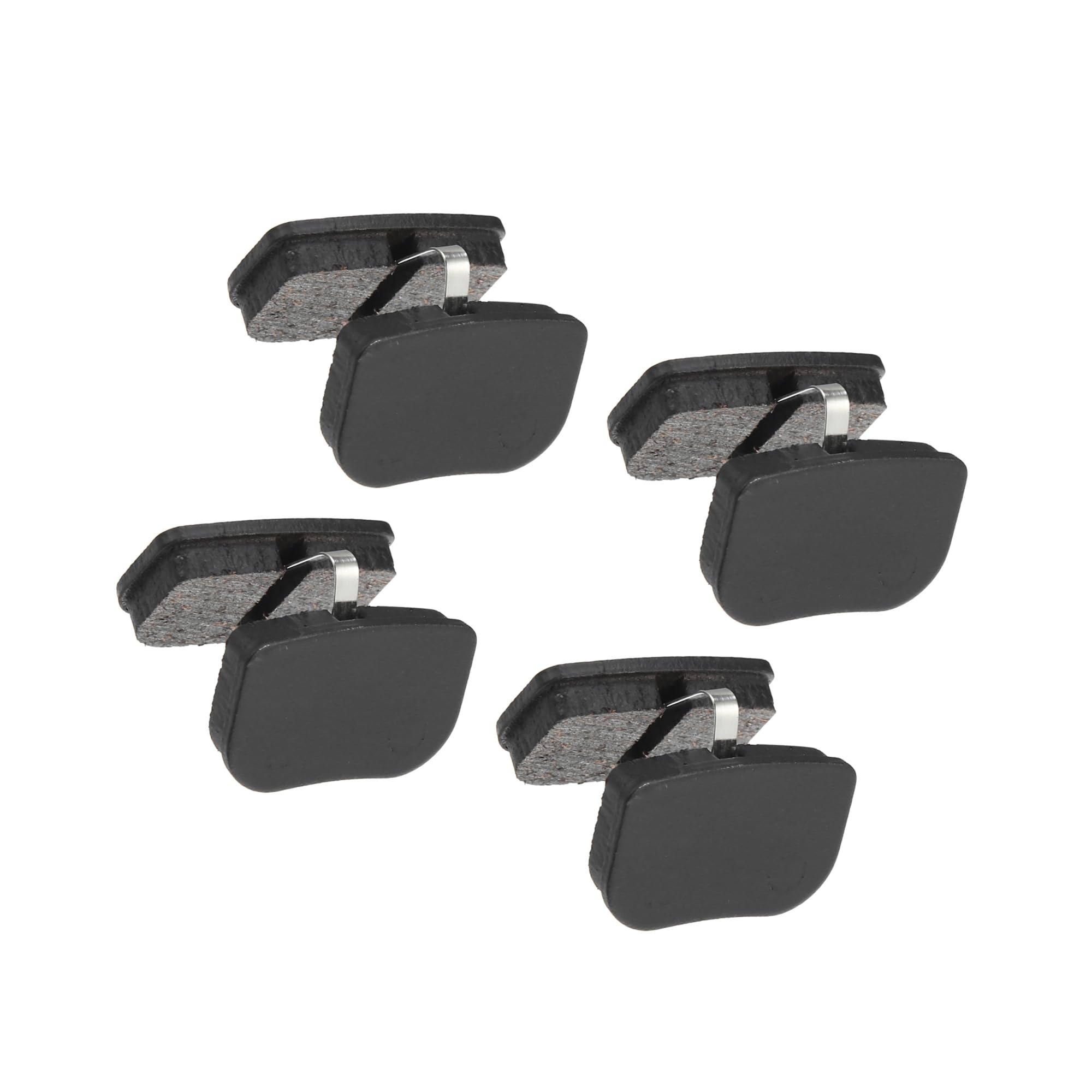 Motoforti 4 Pair Semi Metal Disc Bike Brake Pads with Spring Leaf for Boli