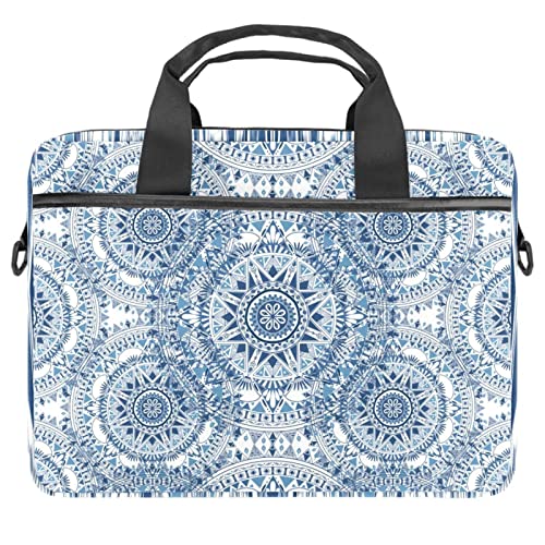 Sac ordinateur portable 13.3 antichoc et imperméable au style bohème bleu