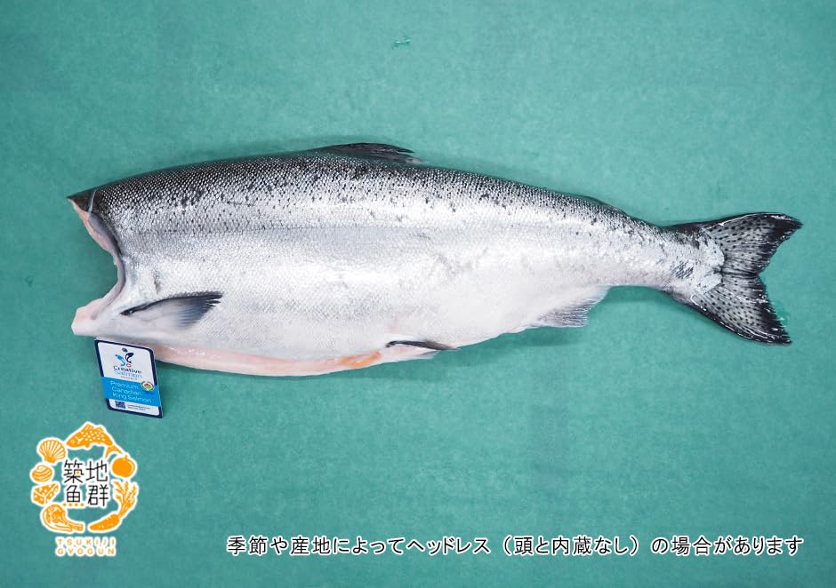 Amazon.co.jp: 築地魚群 キングサーモン 1尾 : 食品・飲料・お酒