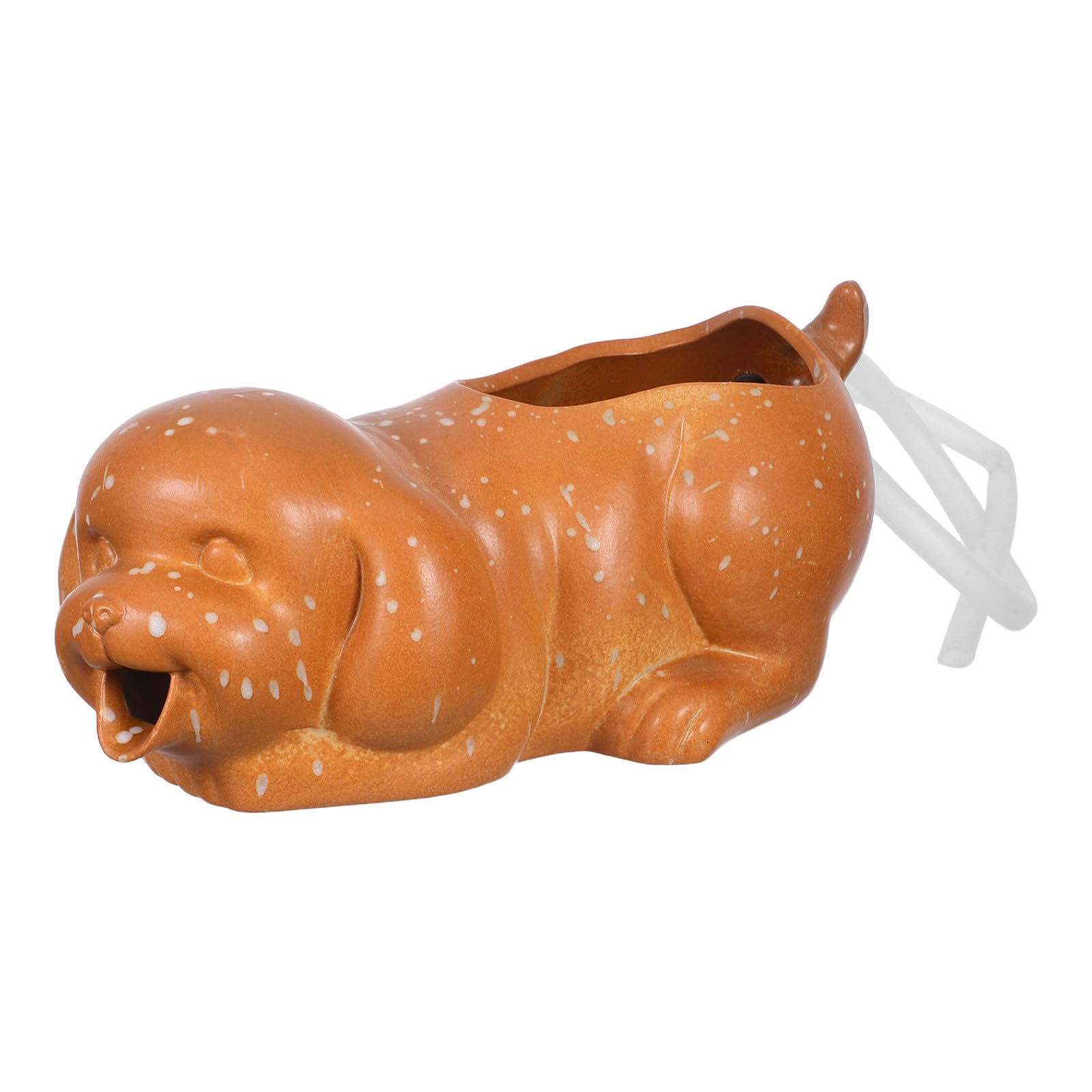 Gatuida Ornement Céramique De Jet Eau pour Aquarium Décoration Céramique pour Aquarium Fontaine Pot pour Cour Fontaine De Table