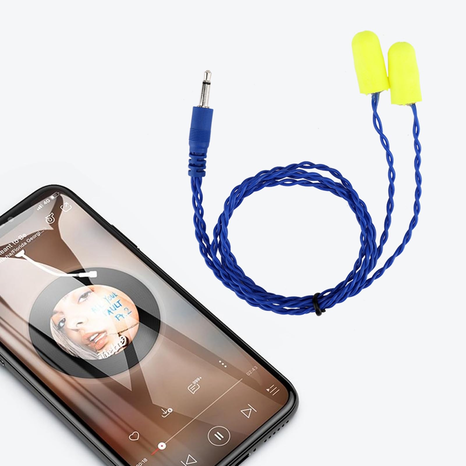 Auricolari in Schiuma per la Riduzione del Rumore Auricolari Cablati Leggeri e Facili da Trasportare per i Viaggiatori