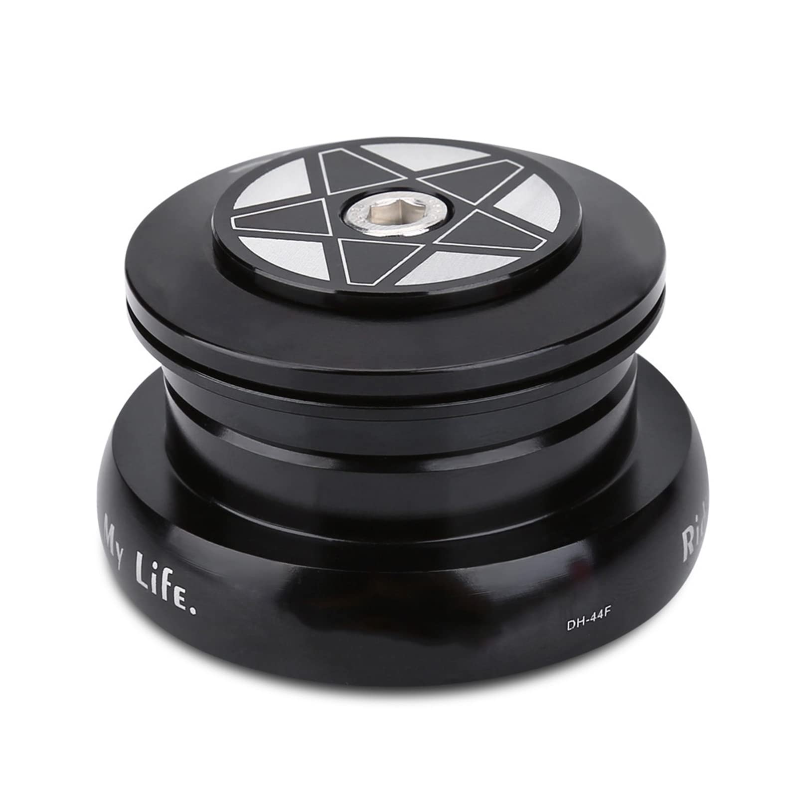 Casque roulement externe 44 mm noir pour cadre tube droit accessoire direction sans filetage