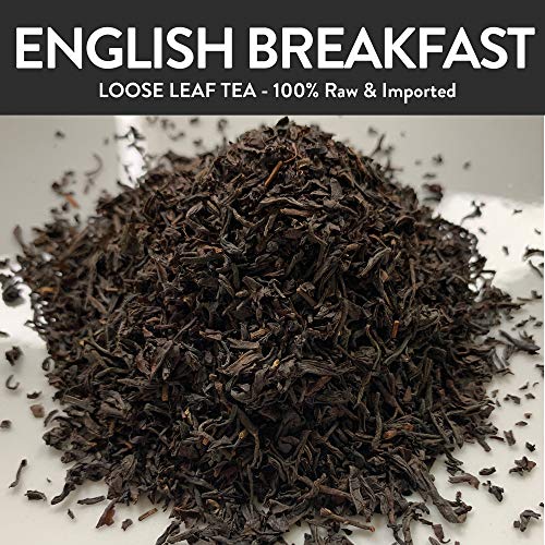 Fgo Organic English Breakfast Loose Leaf Tea, Resealable Kraft Bag, 16Oz/453G #TOP3