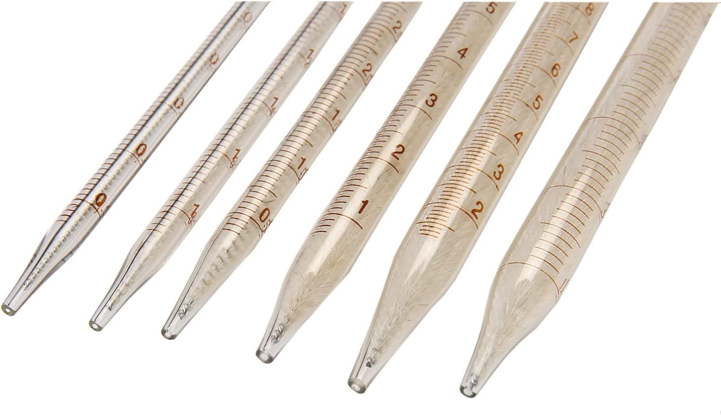 18 Inches Long Wool Tube Brush for Cleaning Glass Graduated Dropper Pipettes, Endoscope, Straw, Tea and Coffee Spouts,Vases, and Glasses Tip (4PCS)