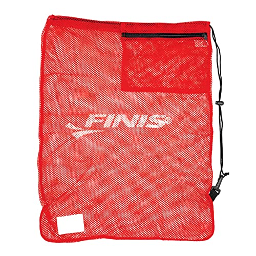Finis Mesh Gear Bag, Unisex-Adult, Rojo, Pro