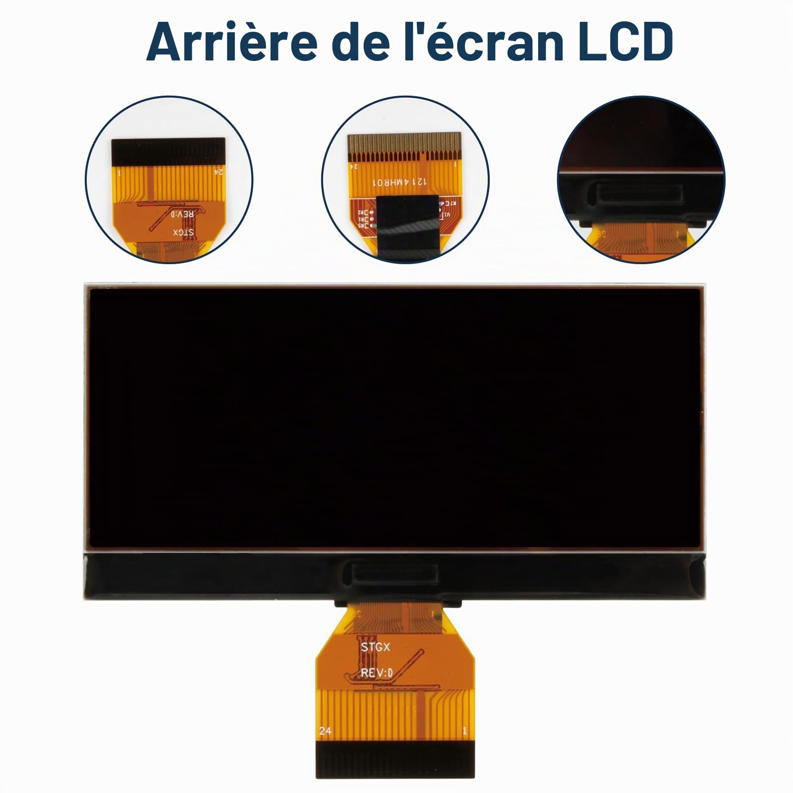 LCD Display pour Mercedes Classe A B Ecran Replacement pour Mercedes Classe A W169/B W245 LCD Affichage Numéro OEM A1695400448, 0263643242 (Noir)