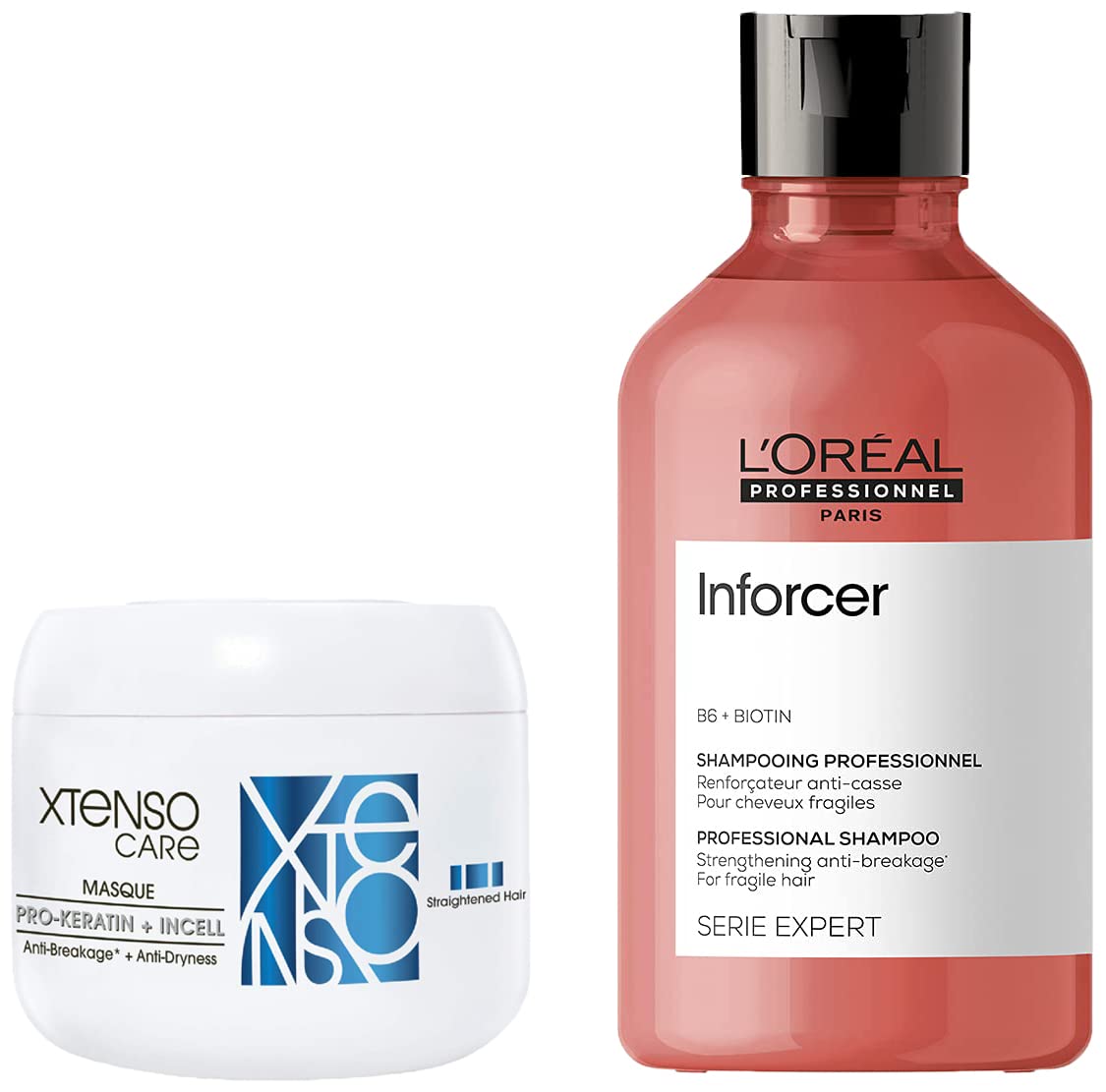 L'OREAL PROFESSIONNEL PARIS Xtenso Care Masque 196 Gm, For Straightened Hair & L'Oréal Professionnel Serie Expert Inforcer Shampoo 300 Ml, For Reduced Hair Breakage-image-13
