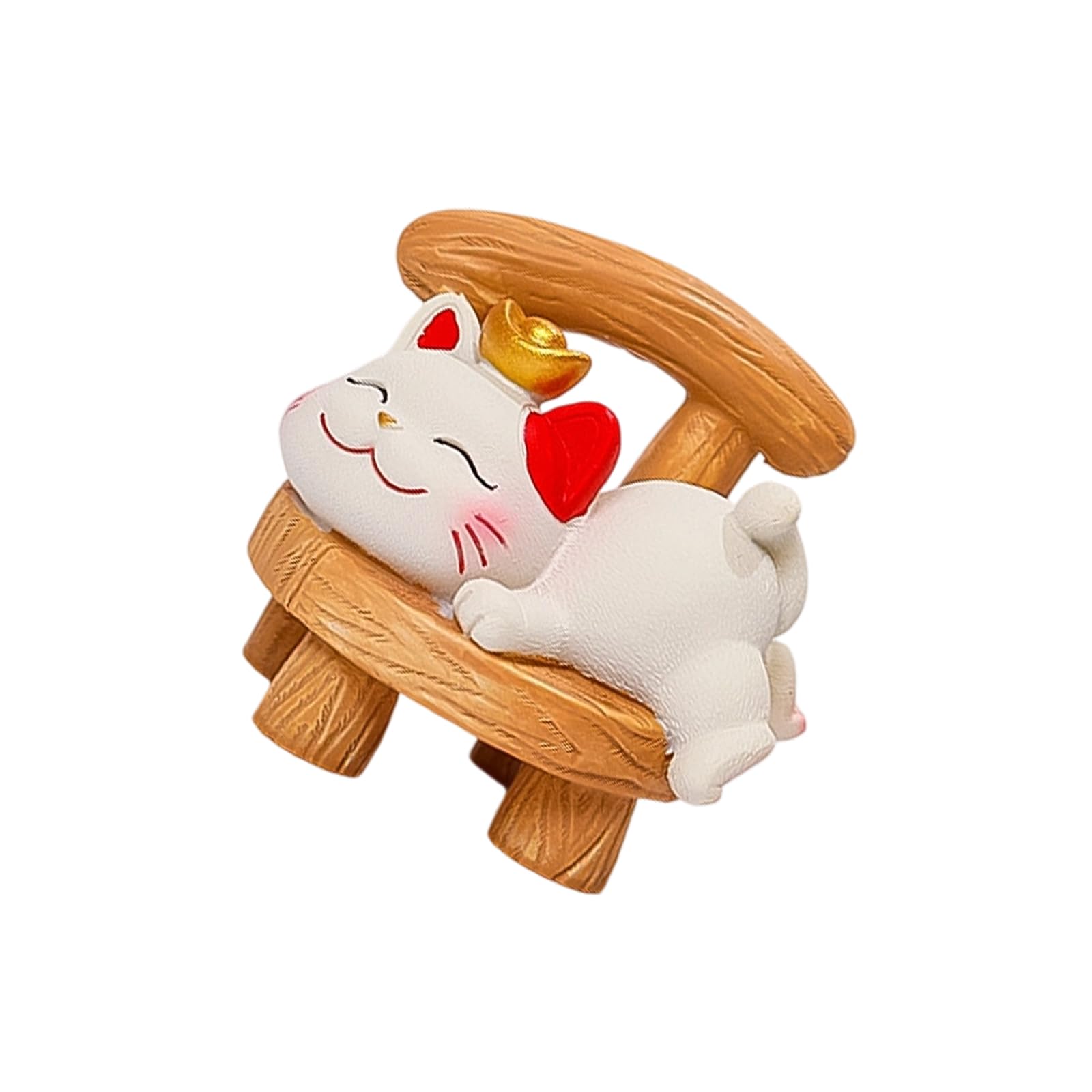 Rxgiasup Artistic Successful Puss Sculpture Dynamic Dyes Permanent Rosin Substance Space Saving Decorative Accent Dynamic Home Deck