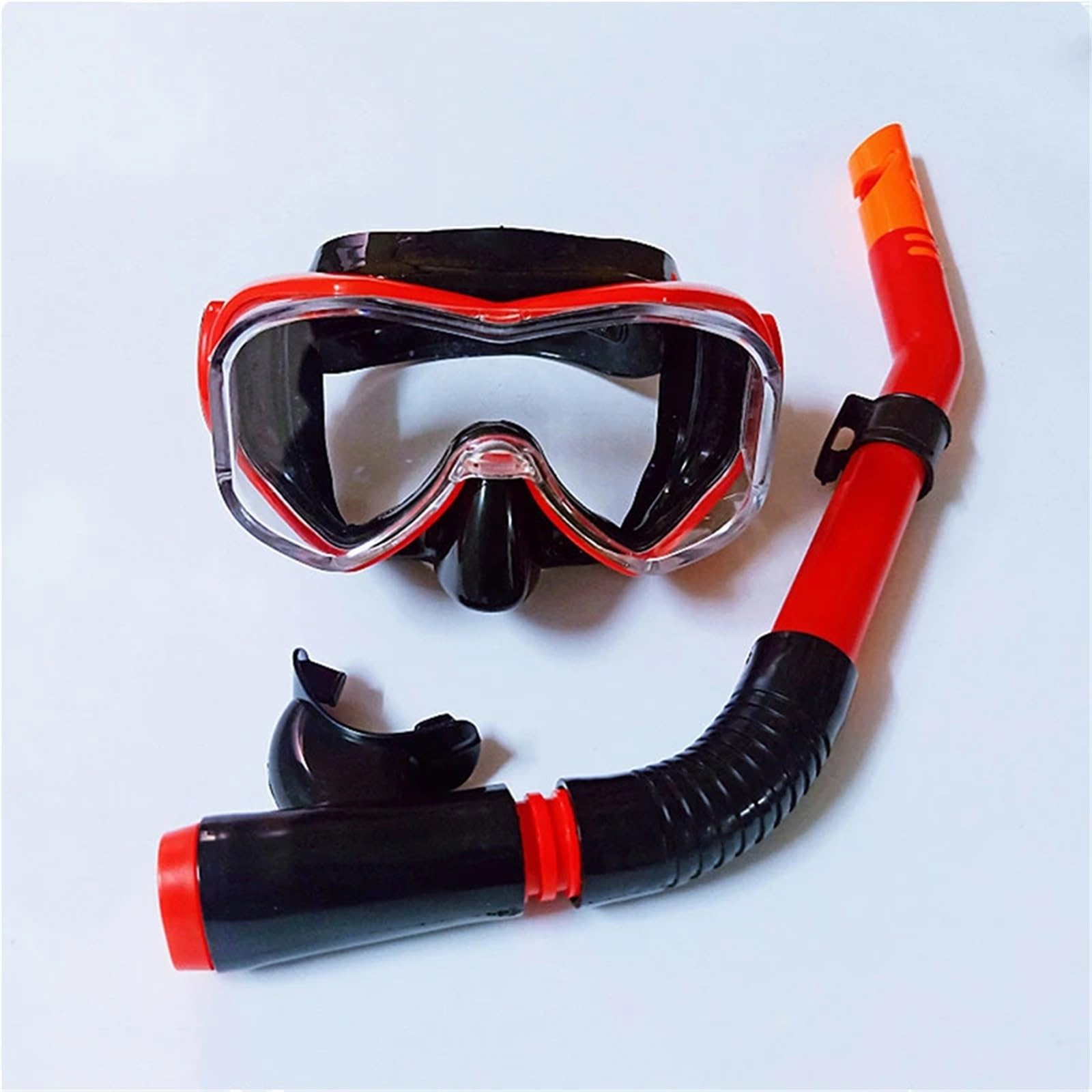 Maschera Subacquea Set da Snorkeling Maschera Integrale Occhiali da Sub Attrezzatura Muta da Sub Vetro temperato Completo Immersione a Secco Maschera da Snorkeling(Yellow)