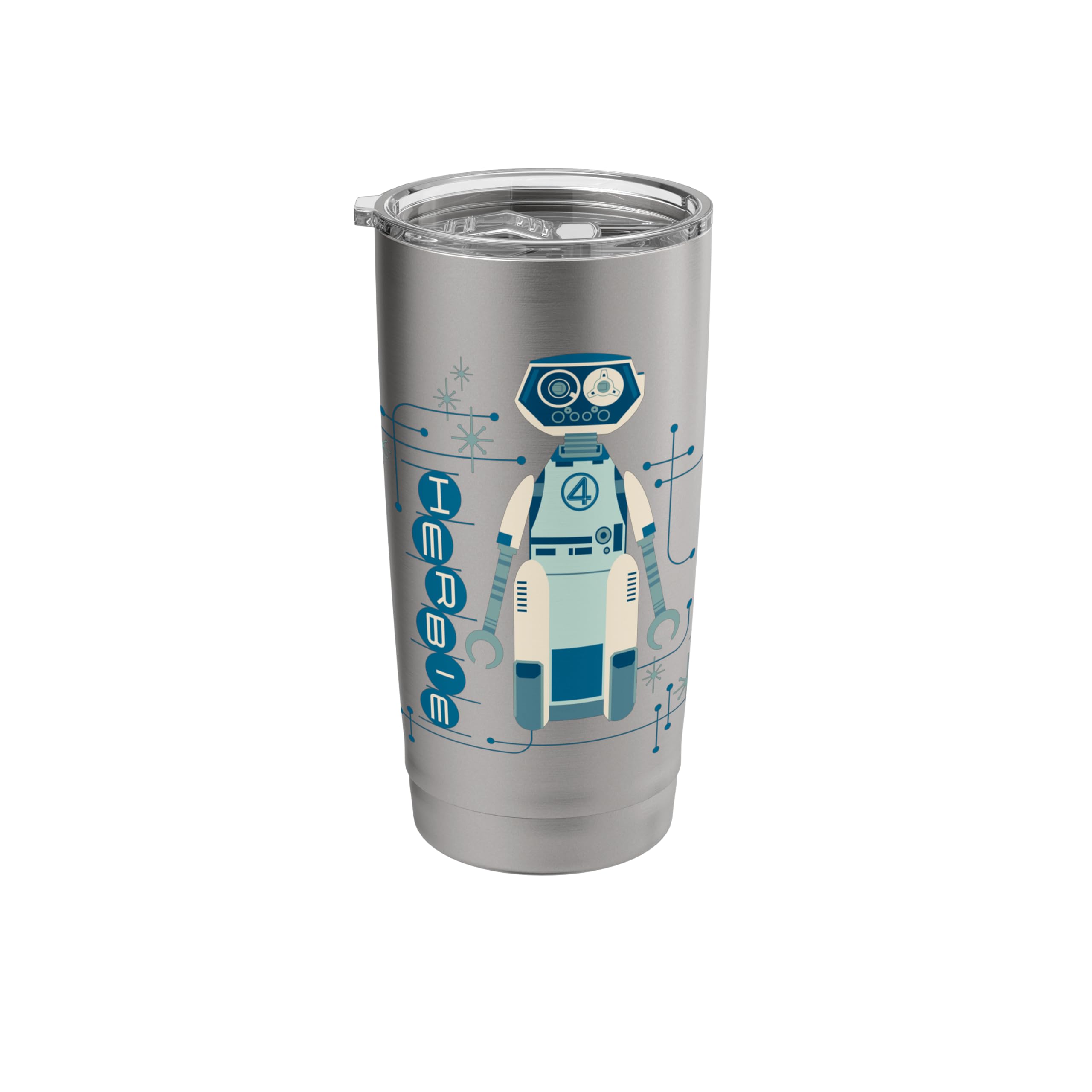 Marvel Studios The Fantastic Four: First Steps H.E.R.B.I.E. Stainless Steel Insulated Tumbler