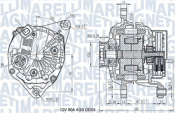 Alt. Equale MAGNETI MARELLI Alternatore 063731977010