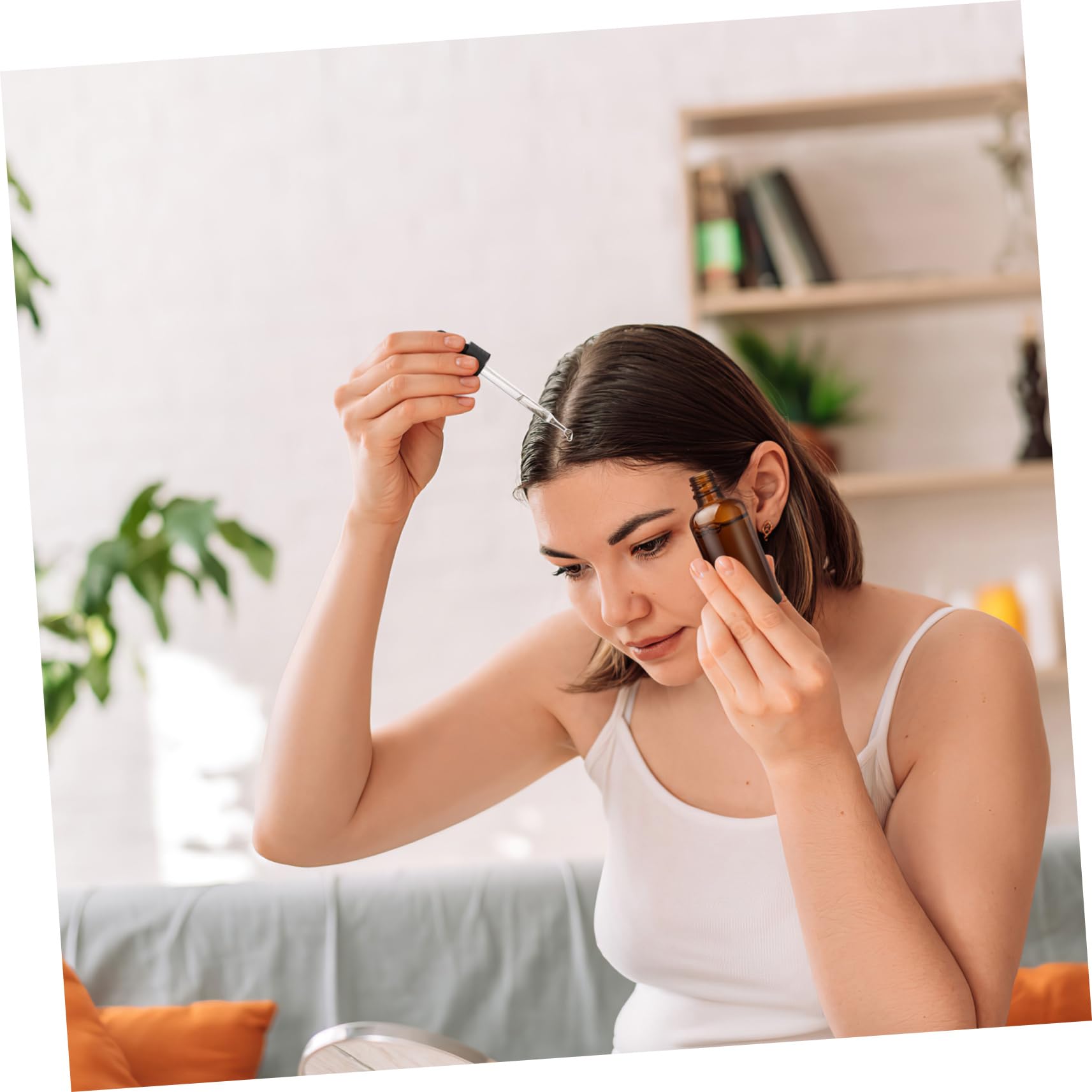 12stücke Braunglasflasche mit Tropfflasche für Öl Praktische Sprühflasche für Ätherische Öle als Kleines Fläschchen für Parfümflakons und Reise-sets