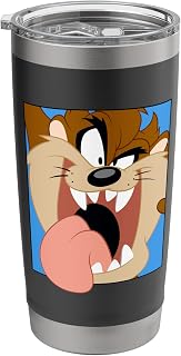 Looney Tunes Taz Closeup Stainless Steel Insulated Tumbler