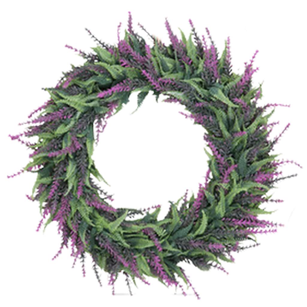 Couronnes pour porte d'entrée automne et été avec signe de bienvenue pour fenêtre et mur