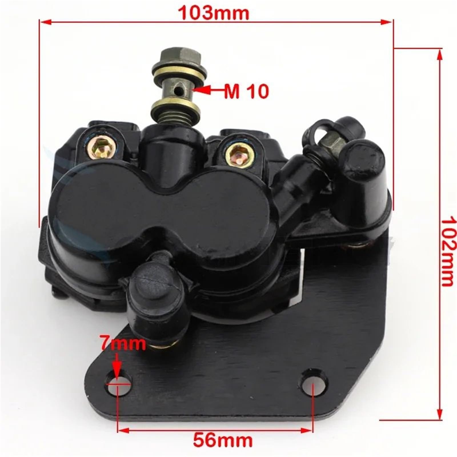 Arretratore Pistoncini Pinza Freno a Disco idraulica Posteriore per Moto, Pompa Freno a Disco, Adatta per ATV, Go-Kart, Buggy da 110 CC a 125 CC(1 PCS Right)