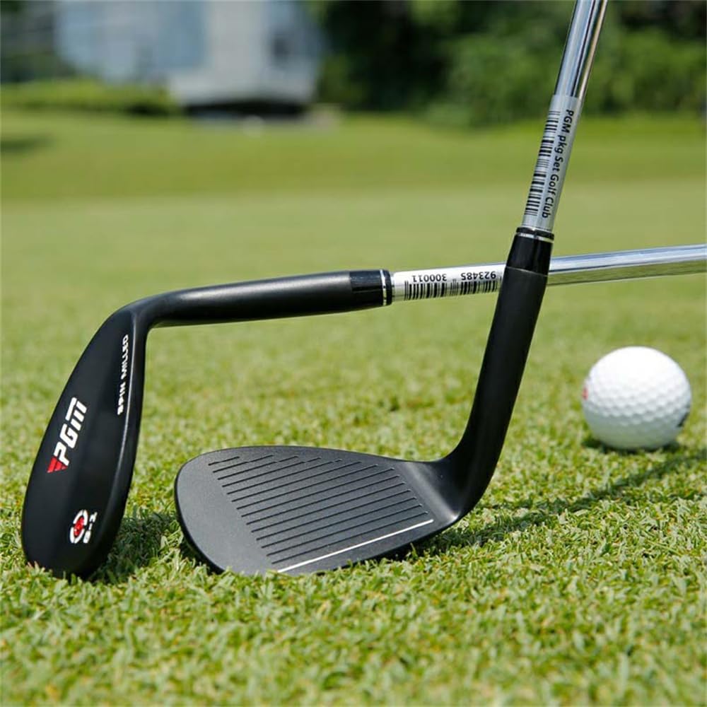 Palos de Golf Cuñas de Arena Loft 50-62 Grados Control de Distancia Cuña de Golf (56 Grados, Negro)