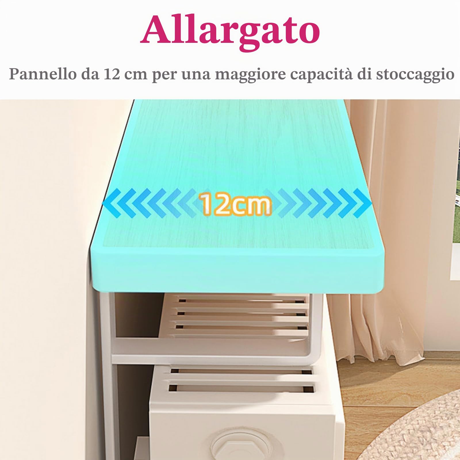Mensola Sopra Termosifone, Mensola Per Radiatore Senza Foratura, Mensola Da Parete In Stile Moderno, Impermeabile, Per Camera Da Letto