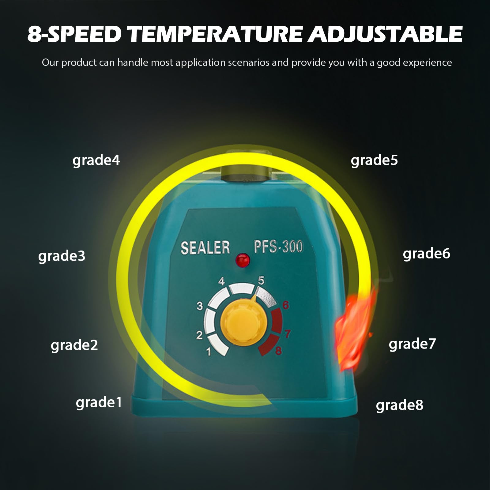 Sellador Térmico,200 M Máquina Selladora Térmica,Impulse Heat Sellador,Manual Bolsa De Sellado Máquina Para Bolsas De Película Plástica Termoplástica,Bolsas Mylar De PP Y PE
