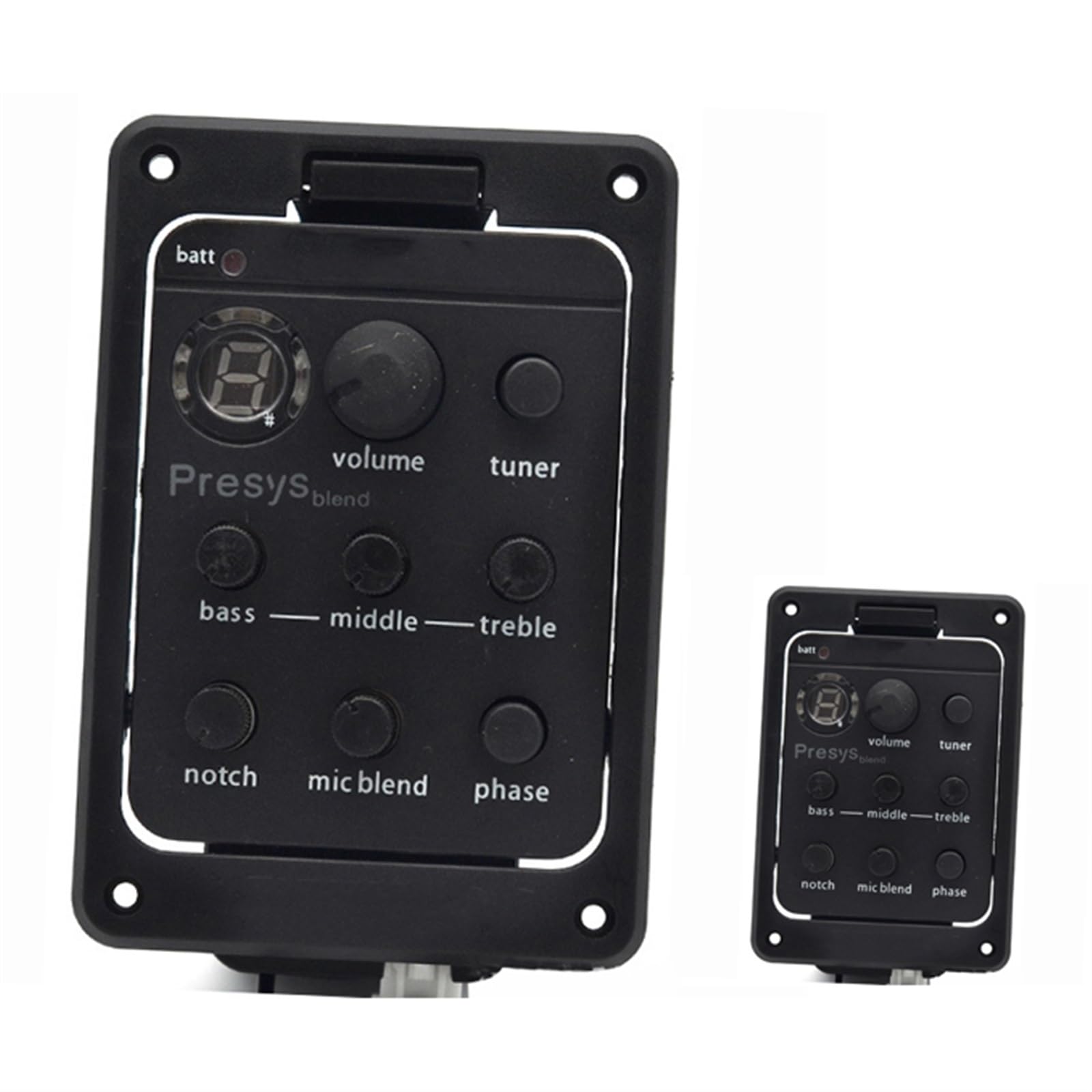 Pickup per strumenti ad arco Pickup Per Chitarra Professionale EQ Equalizzatore Accessori Per Chitarra Pickup Folk Sintonizzatore LCD(Bk B)
