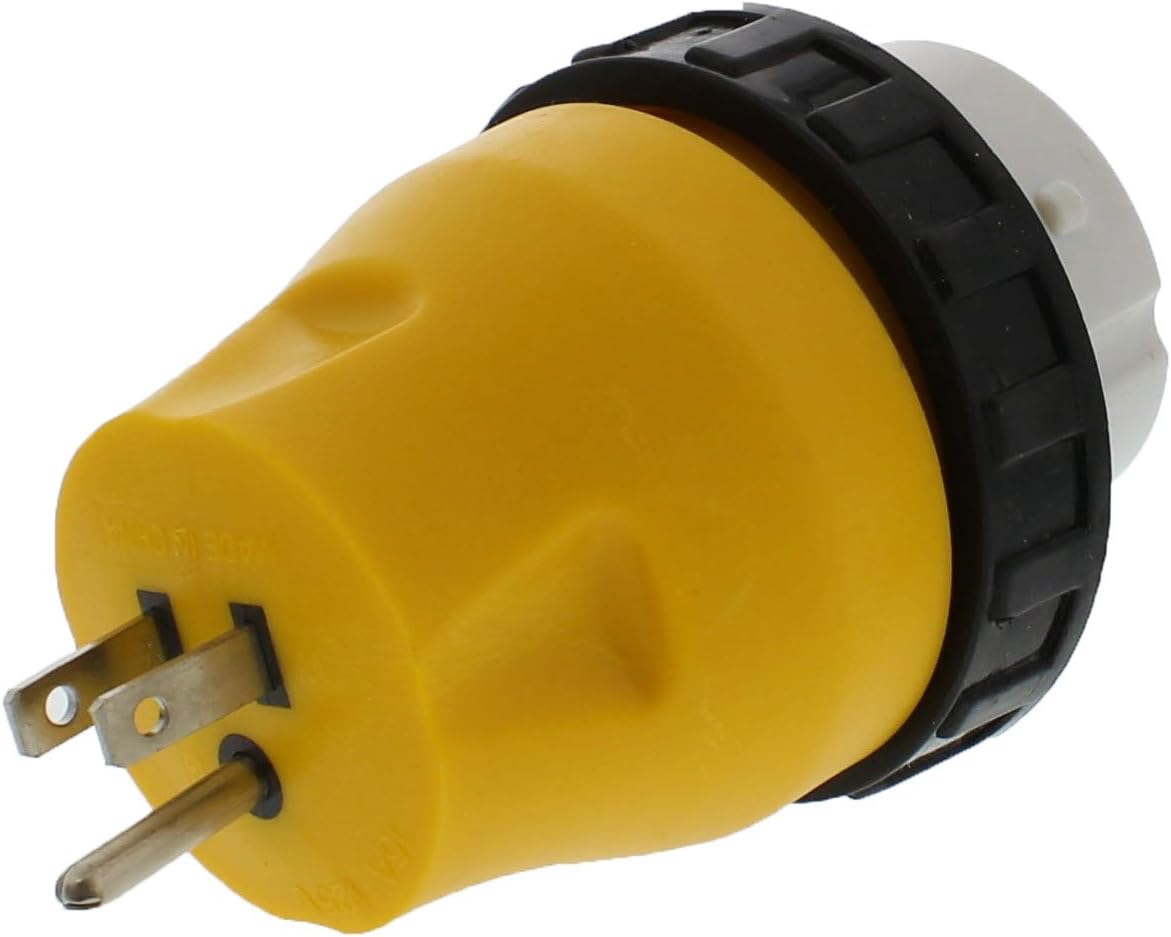 Dumble 15A to 50A RV Power Cord, Male to Female 3-Prong 125V AC Camper Generator Cable Adapter Electrical Converter Plug