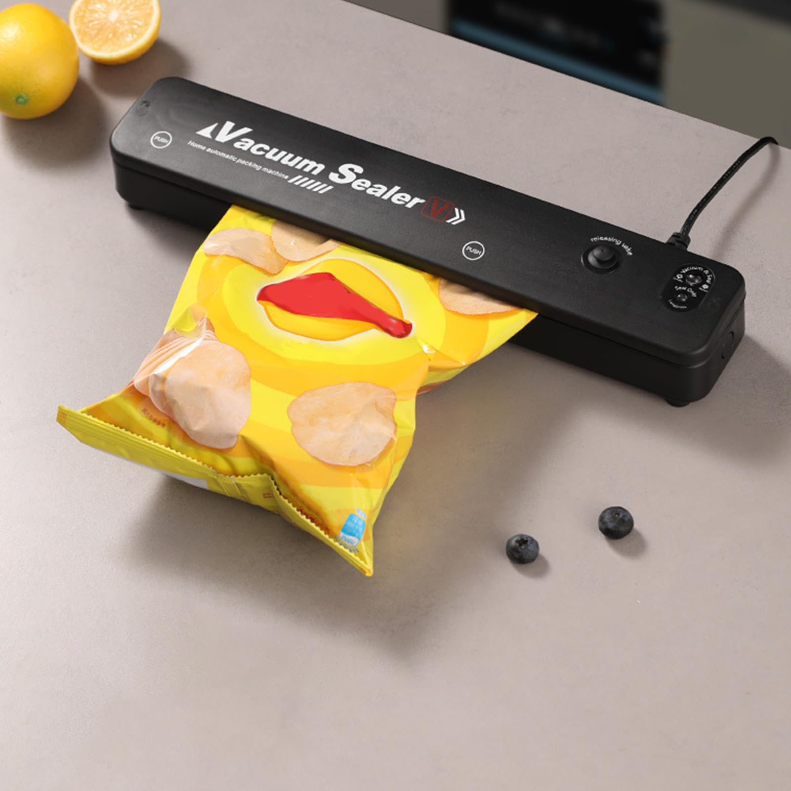 Macchina Sigillatrice Sottovuoto Conservazione Alimenti Elettrica Portatile