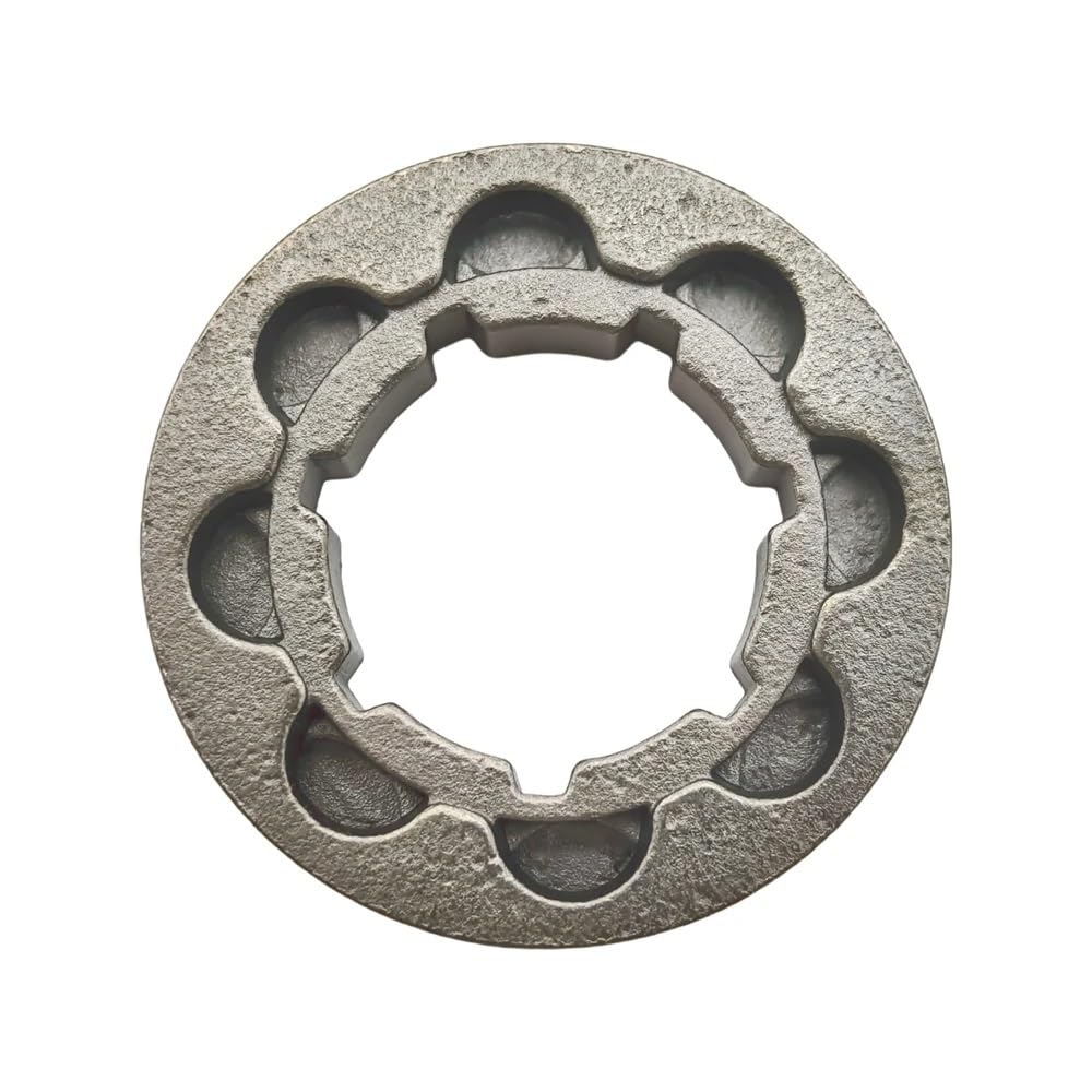 Lot de 2 pignons à Jante 3/8"-8T for tronçonneuses 268, 272, 61, 162, 181, 266, 281, 288, 298, 22273. Pièces Rechange