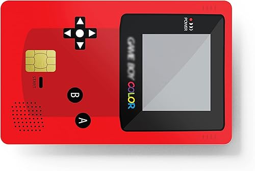 HK Studio Consola de juegos de calcomanías para tarjetas, despegar y pegar para transporte, tarjeta de llave, tarjeta de débito, piel de tarjeta de