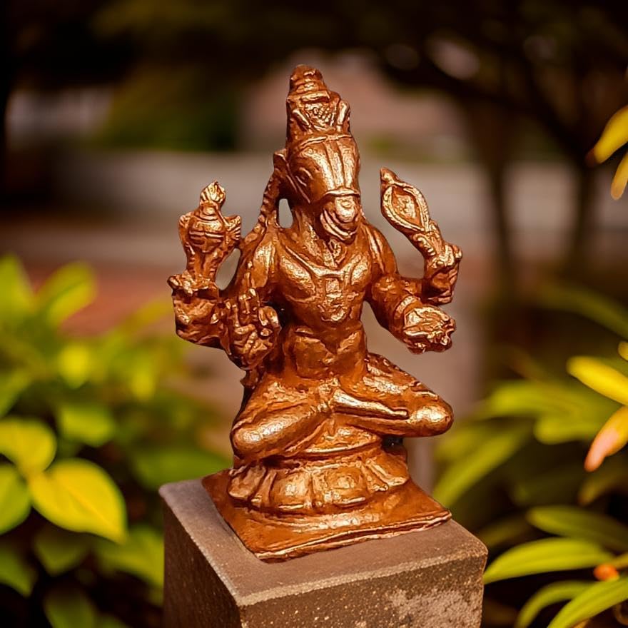 Image of Lord Hayagriva Murti Copper Idol - 1.5 in - Pack of 1