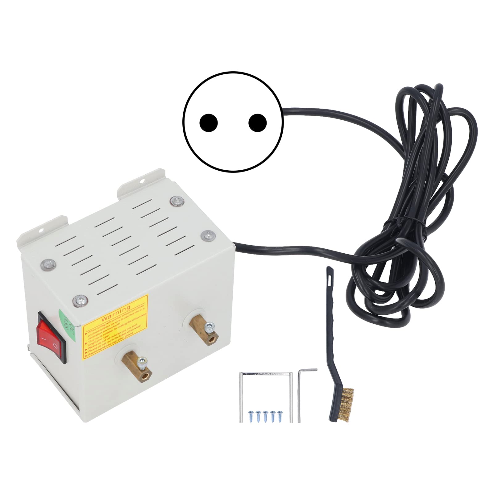 WINH Cortador de Cuerda eléCtrico, MáQuina de Corte de Cuerda de Cuchillo Caliente de Corte Suave de Calentamiento RáPido Duradero de 45W para PañOs