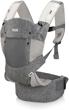 Canguru NUK Ergonômico Comfort 3 em 1 Cinza - até 15kg