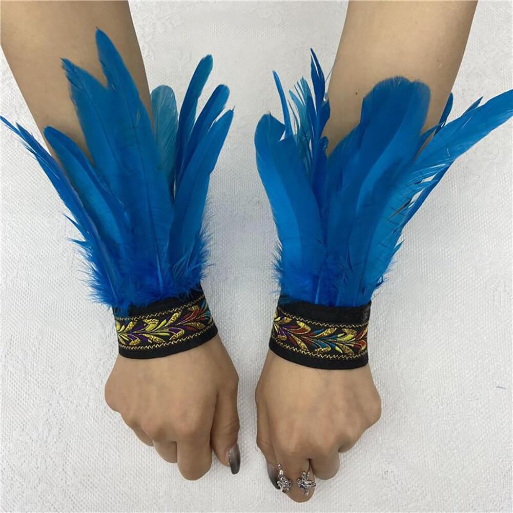 Amazon.com: Surakey Feather Bracelets Wrist Band Plume Wrist Strap