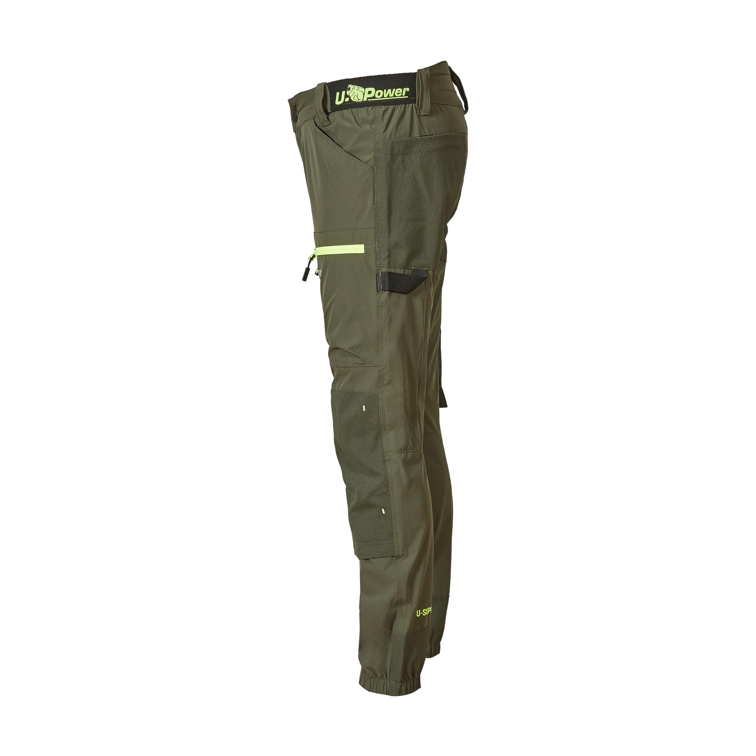 U Power Verde Oscuro Zapatos de Seguridad y contra Incendios Hombre