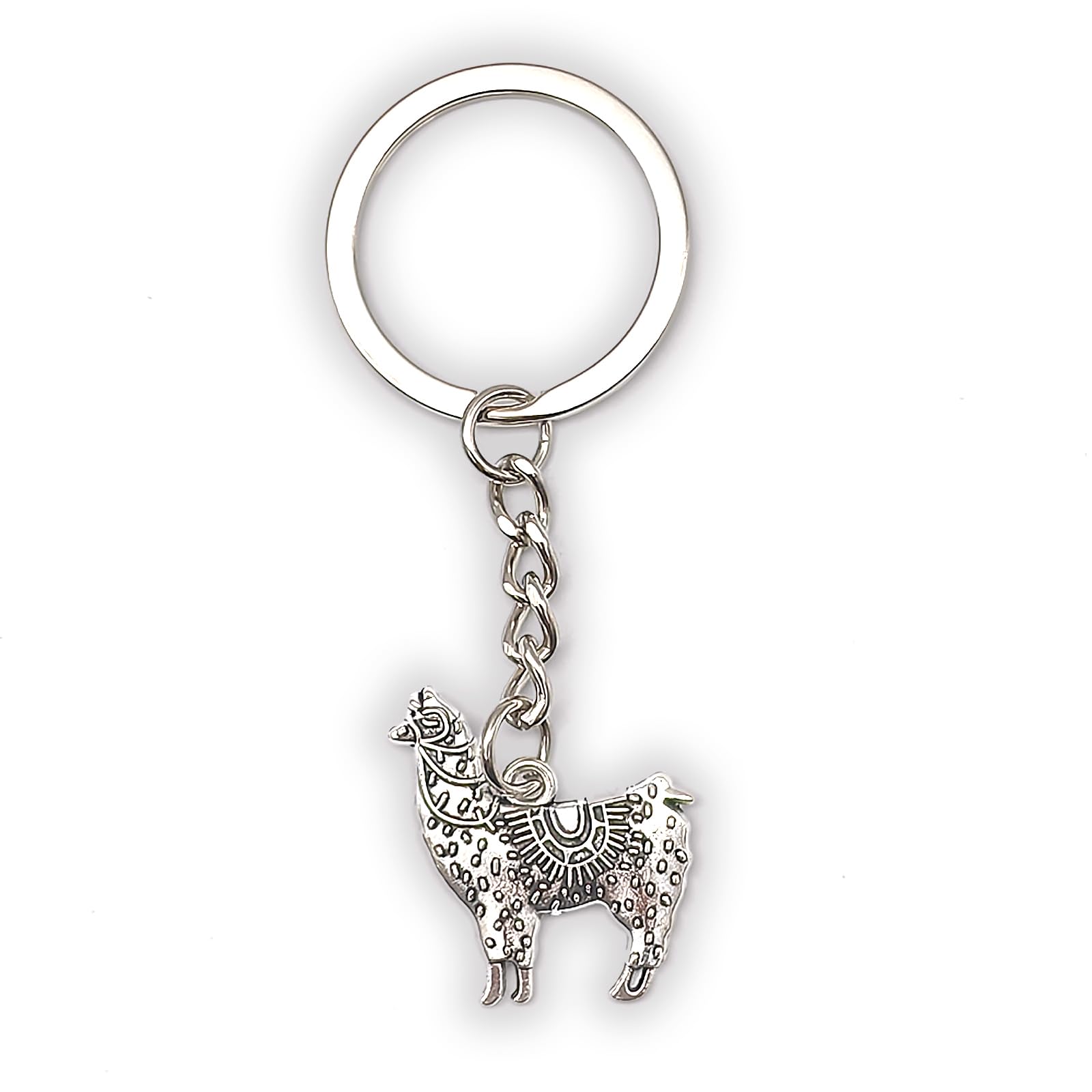 Zynara Alpaka Schlüsselanhänger, Lama Glücksbringer Anhänger | Glücksbringer Geschenk für Frauen, Mädchen, Geburtstag, Weihnachten