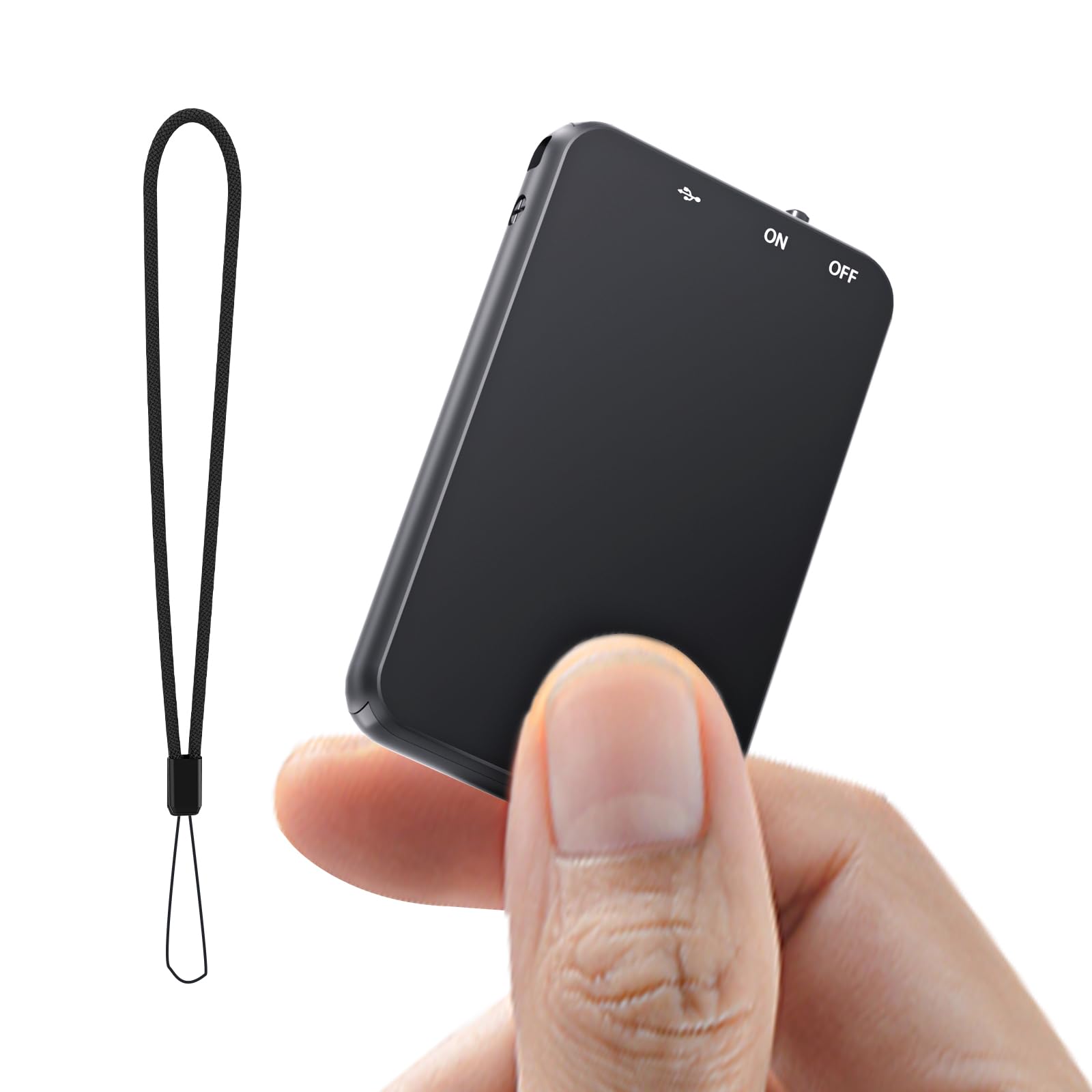 Vandlion Enregistreur Vocal 59Go - Dictaphone Activation Vocale USB C Pour Réunions Et Cours
