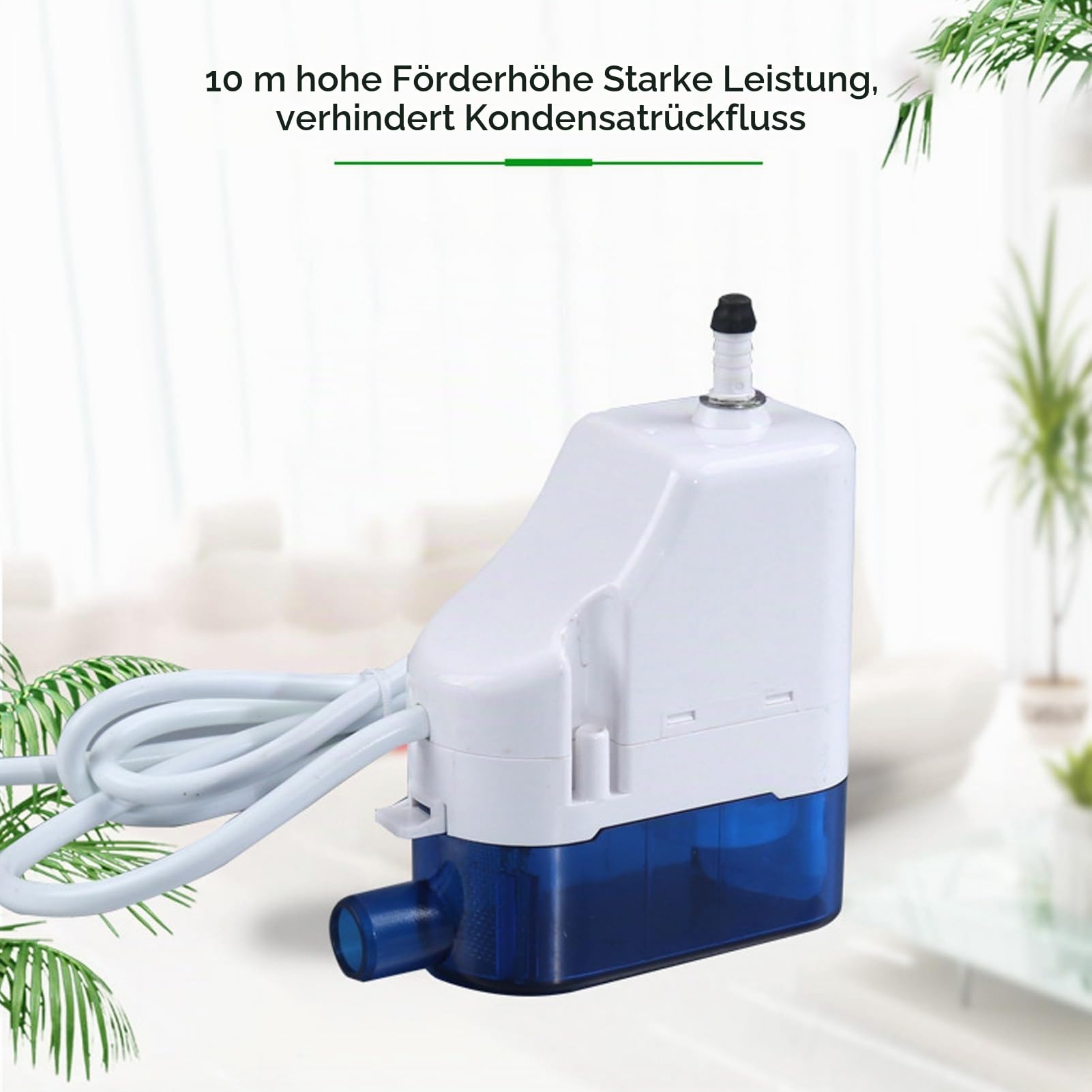 Kondensatpumpe Vollautomatische Kondenswasser Hebepumpe für Klimaanlagen mit Kompakter Größe und Stoßfestem Design 24 L/h Durchfluss