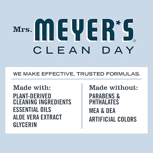 Miniatura 5 de MRS. MEYER'S CLEAN DAY Variety, 1 jabón líquido de manos de Mrs. Meyer's, gota de nieve, 12.5 onzas, 1 jabón líquido para platos de Mrs. Meyer, gota