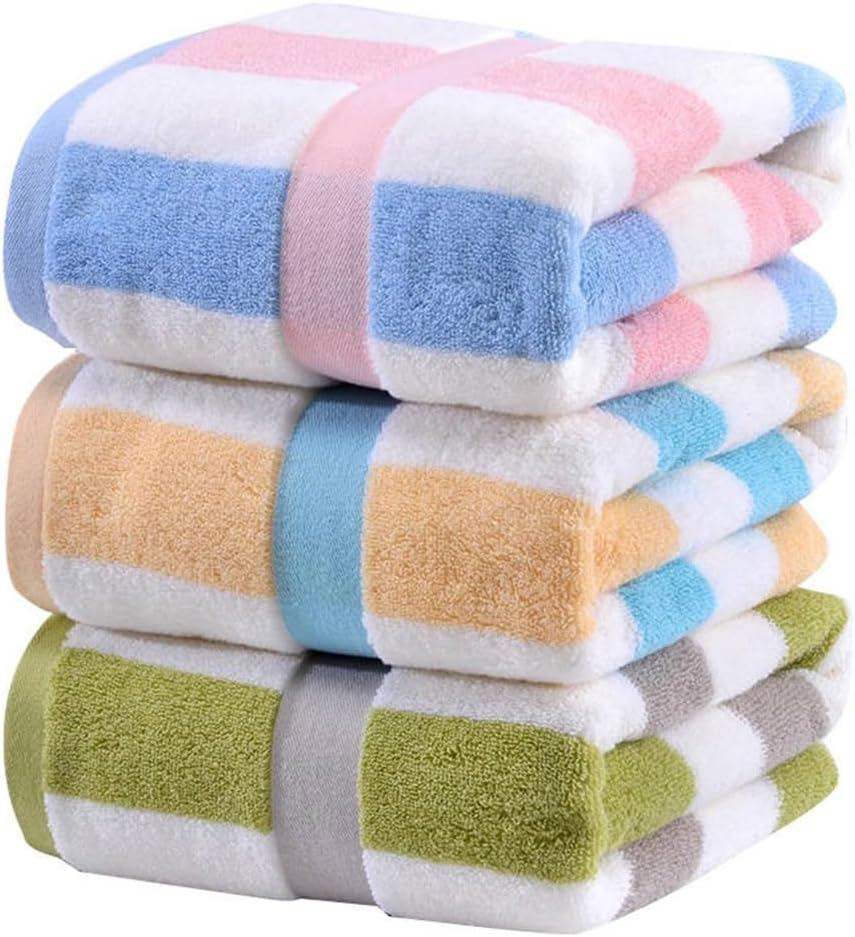 Men's Women's Striped Men's Bath Towel Women's Cotton Bath Towel Set Bathroom 70 * 140