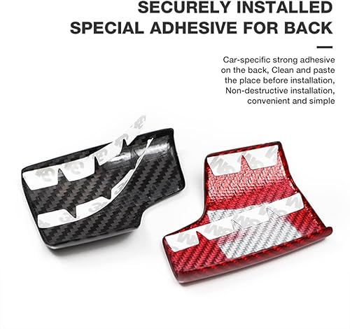 Miniatura 5 de Cubierta de fibra de carbono real para palanca de cambios Audi 2019-2025 A6 S6 RS6 A7 RS7 2020-2025 S7 Q7 A8 S8 2021-2024 RSQ8 Audi accesorios de