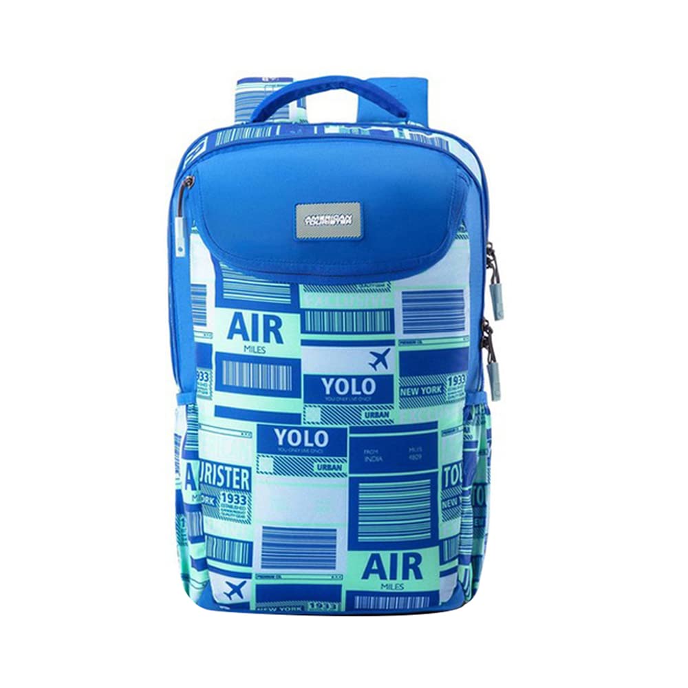Herd+ Polyester 3 Compartment Unisex Backpack (Blue,Frsz)-image-22