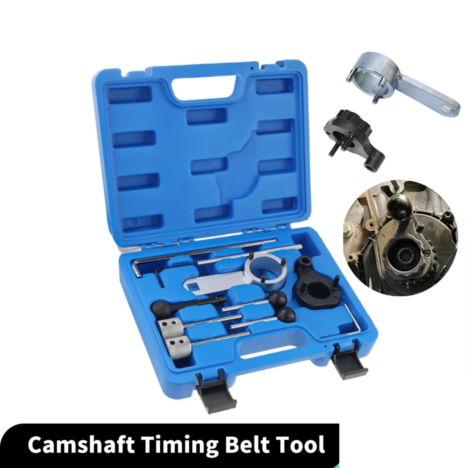 Kit De Herramientas para La Correa De Distribución del Árbol De Levas 10265 T10060A Compatible con Skoda 1.6 2.0 para Motor Diésel TDI Kit Calado Distribucion