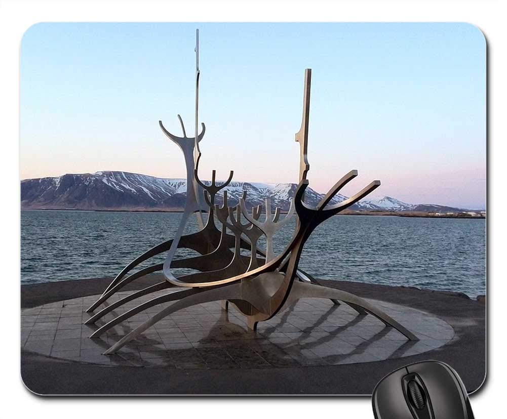 Mouse Pad - S lfar Solfar Reykjavik Sculpture Island