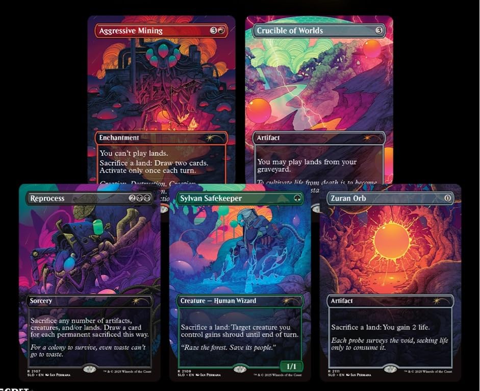 Amazon.com: MTG Secret Lair: Alien Auroras (Non-Foil Edition