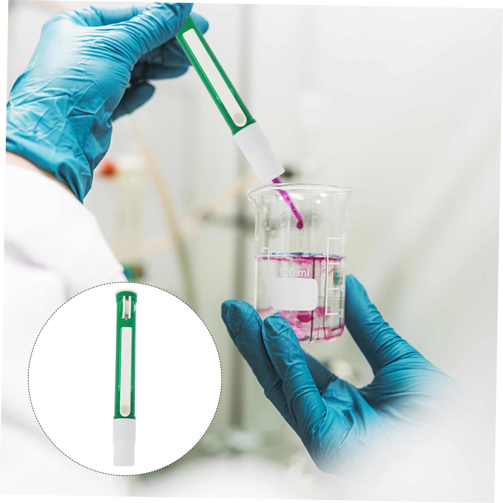 HOMOCONO Plastic Lab Pipette Pump 10ml Transfer Tool Portable Suction for Pipettes