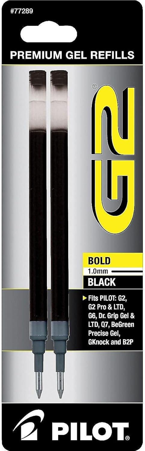 Pilot Corporation 77289 ジェルリフィル 太字 2パック ブラック