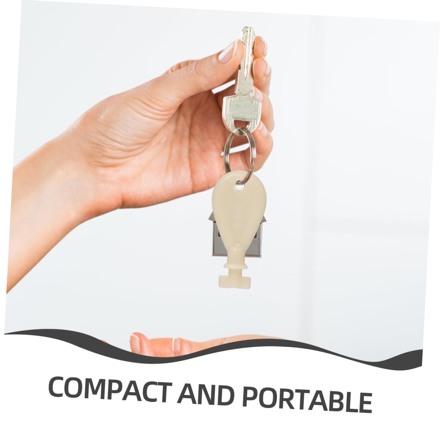 HAWILLOSCH 5pcs Roll Hand Towel Dispenser Key Universal Toilet Paper Dispenser Opening Key Stylish Paper Towel Key Replacement