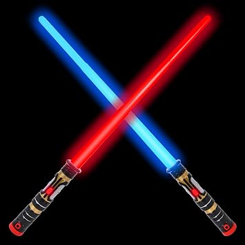 YOFOTHS 2 Pack Lightsaber for Display and Adult Cosplay