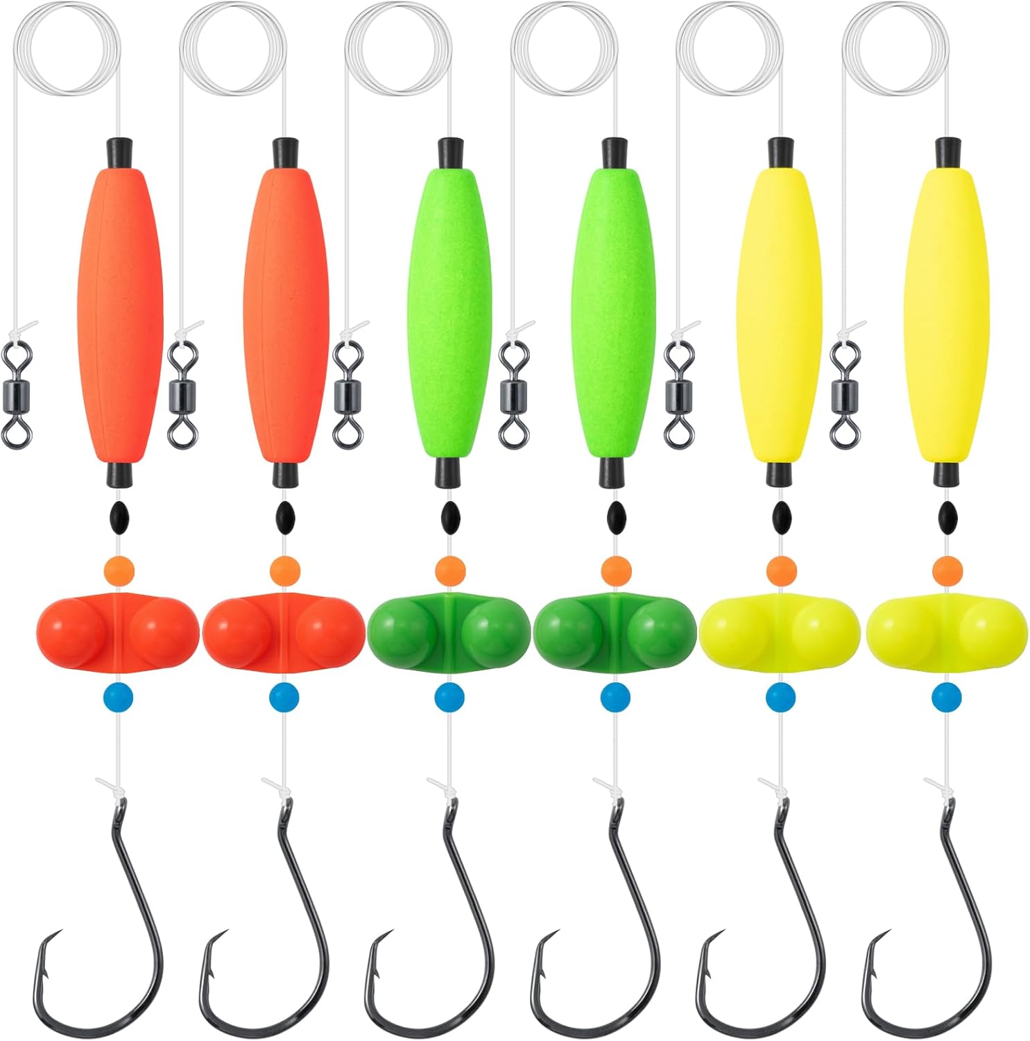 3PCS kaleodam Catfish Rigs Catfish Float Rigs Catfishing