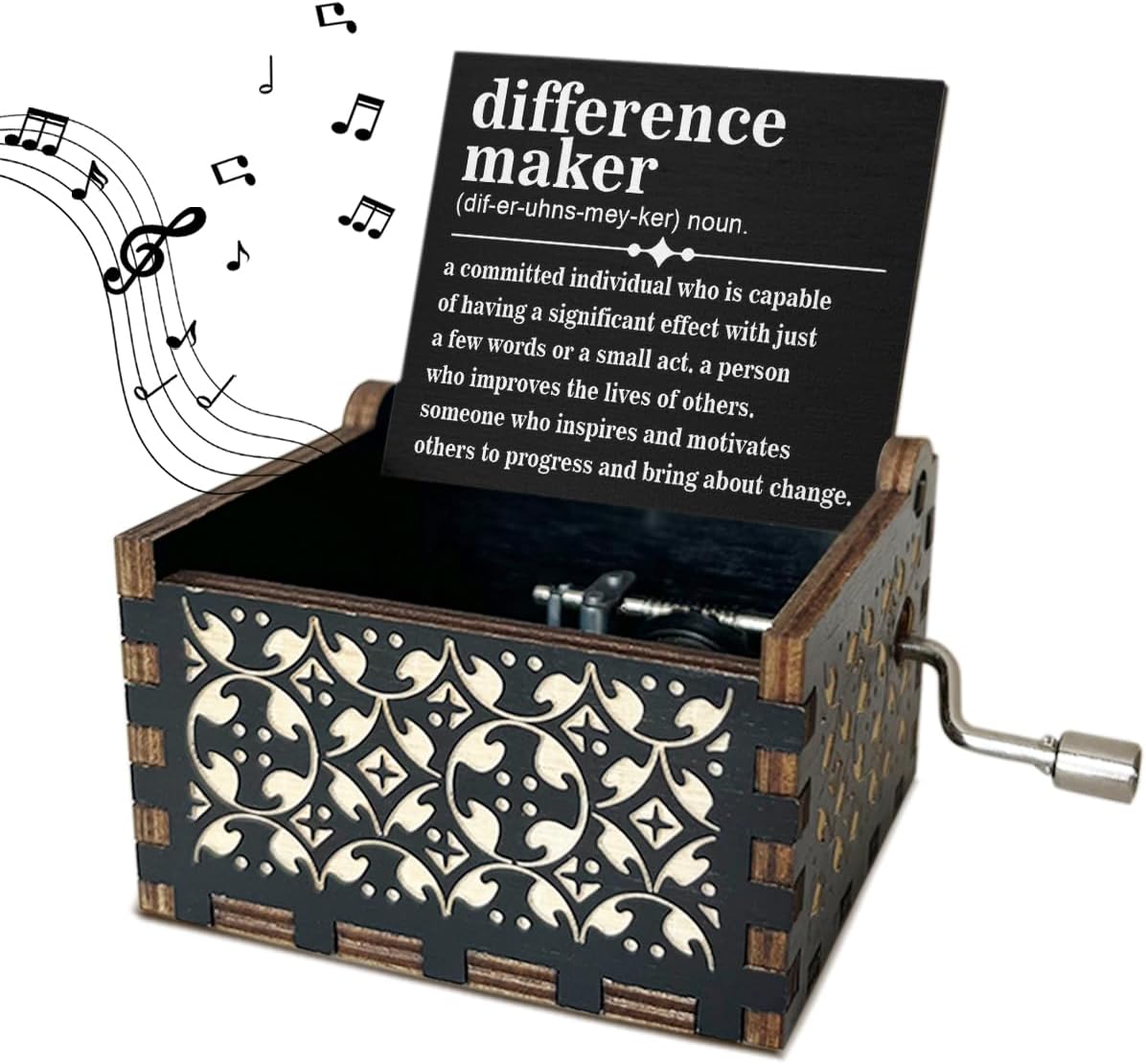 Difference Maker Definition Wooden Music Box Coworker
