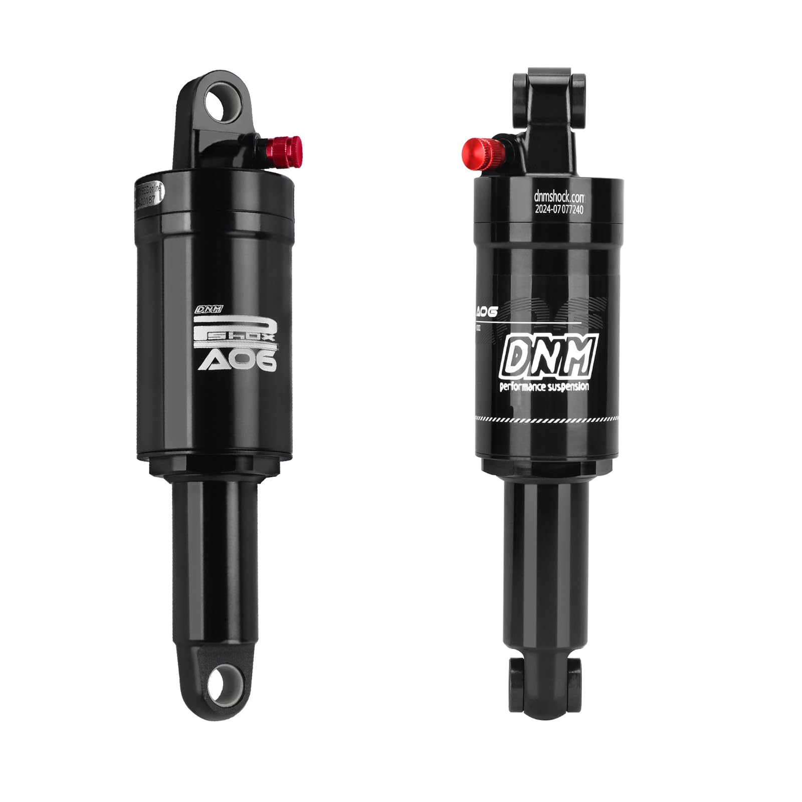DNM AO-6 Mountain Bike Air Rear Shock AL 6061 Shock Body Adjustable Air Pressure 100/125/150/165/190mm Bike Shock Absorber (190mm x 51mm (7.48" x2.01"))